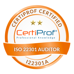 ISO 22301 AUDITOR CERTIPROF CERTIFIED (I22301A)